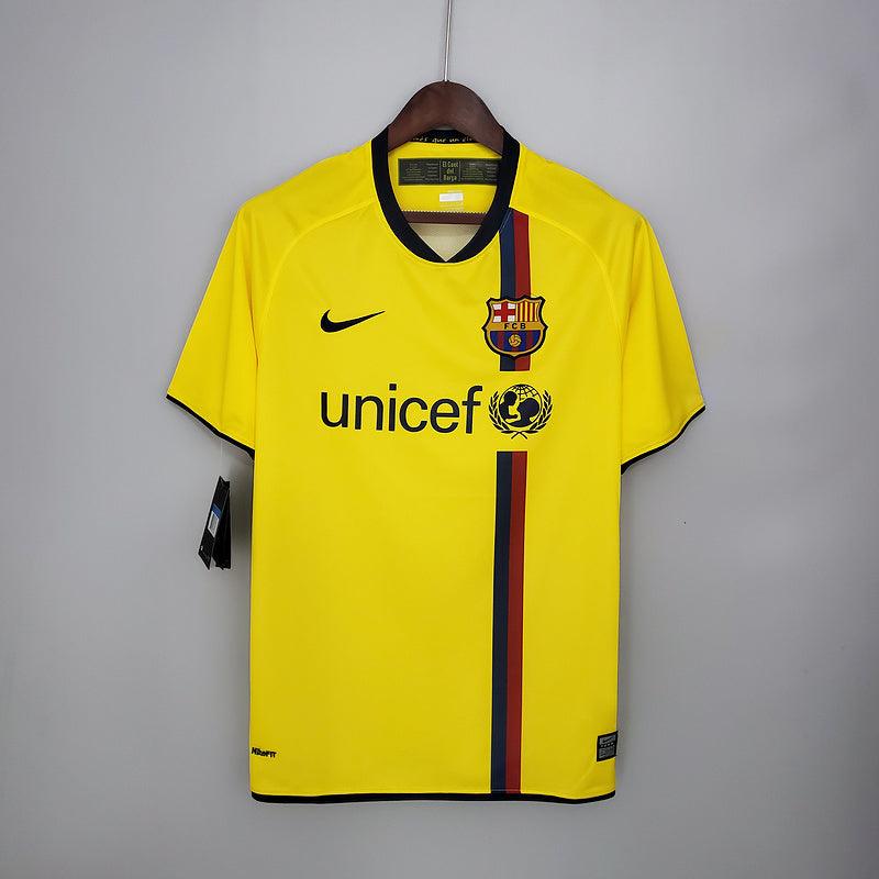 Camiseta Barcelona Retro 2008/2009 - Amarillo