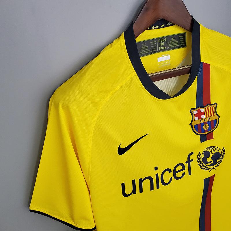 Camiseta Barcelona Retro 2008/2009 - Amarillo