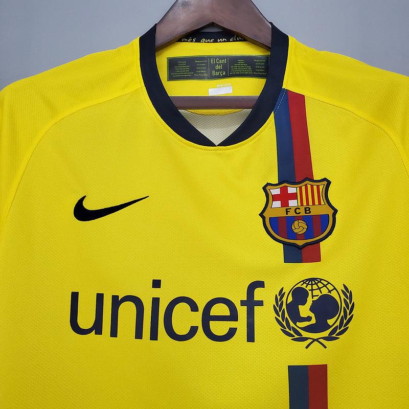 Camiseta Barcelona Retro 2008/2009 - Amarillo