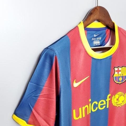 Camiseta Barcelona Retro 2010/2011 - Rojo/Azul