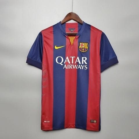 Camiseta Barcelona Retro 2014/2015 - Rojo/Azul