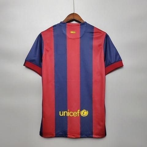 Camiseta Barcelona Retro 2014/2015 - Rojo/Azul