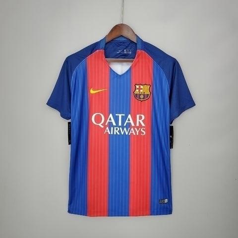 Camiseta Barcelona Retro 2016/2017 - Rojo/Azul