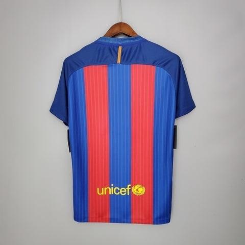 Camiseta Barcelona Retro 2016/2017 - Rojo/Azul