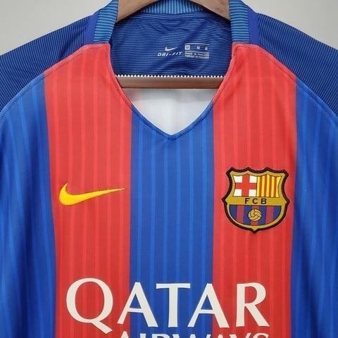 Camiseta Barcelona Retro 2016/2017 - Rojo/Azul