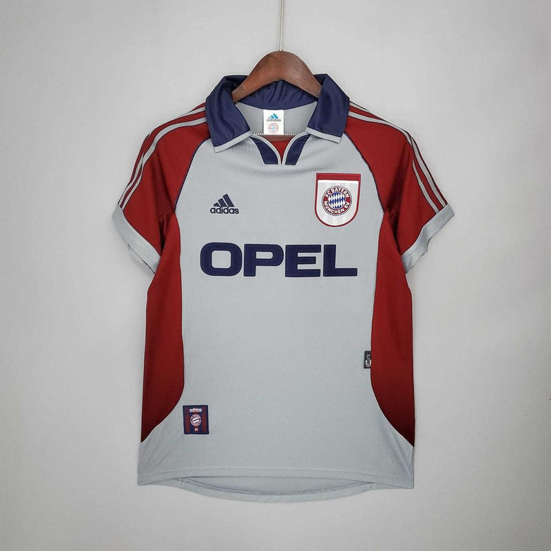 Camiseta Bayern de Múnich Retro 1998/1999 - Rojo/Gris