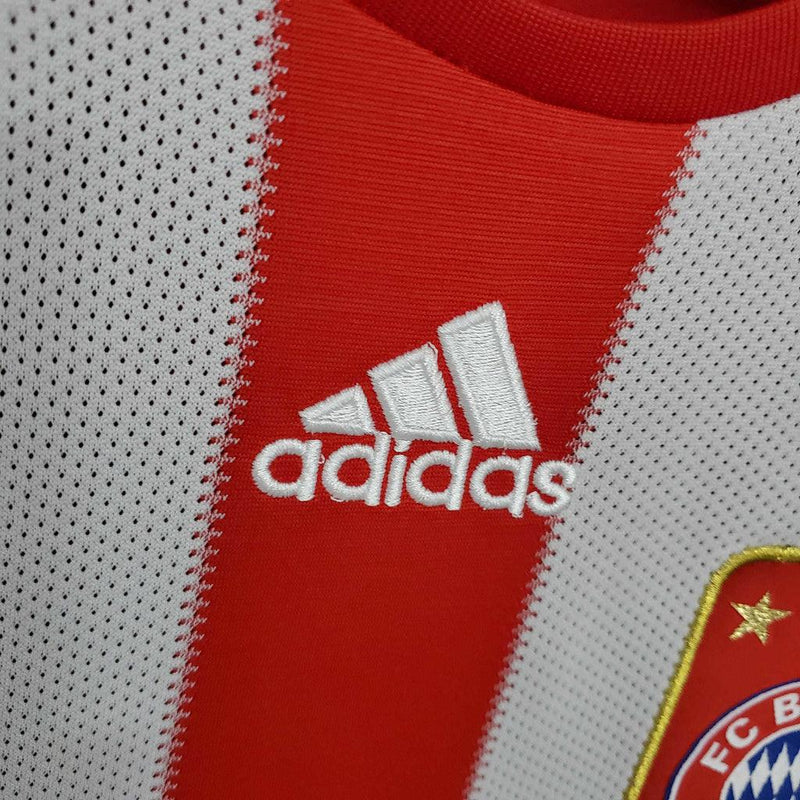 Camiseta Bayern de Múnich Retro 2010/2011 - Rojo/Blanco