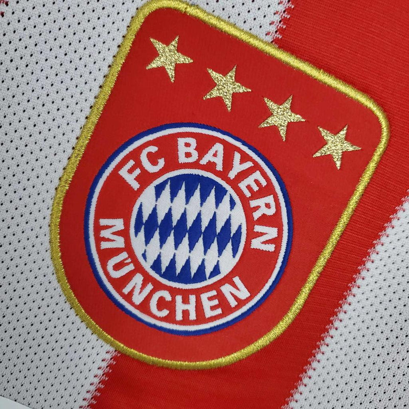 Camiseta Bayern de Múnich Retro 2010/2011 - Rojo/Blanco