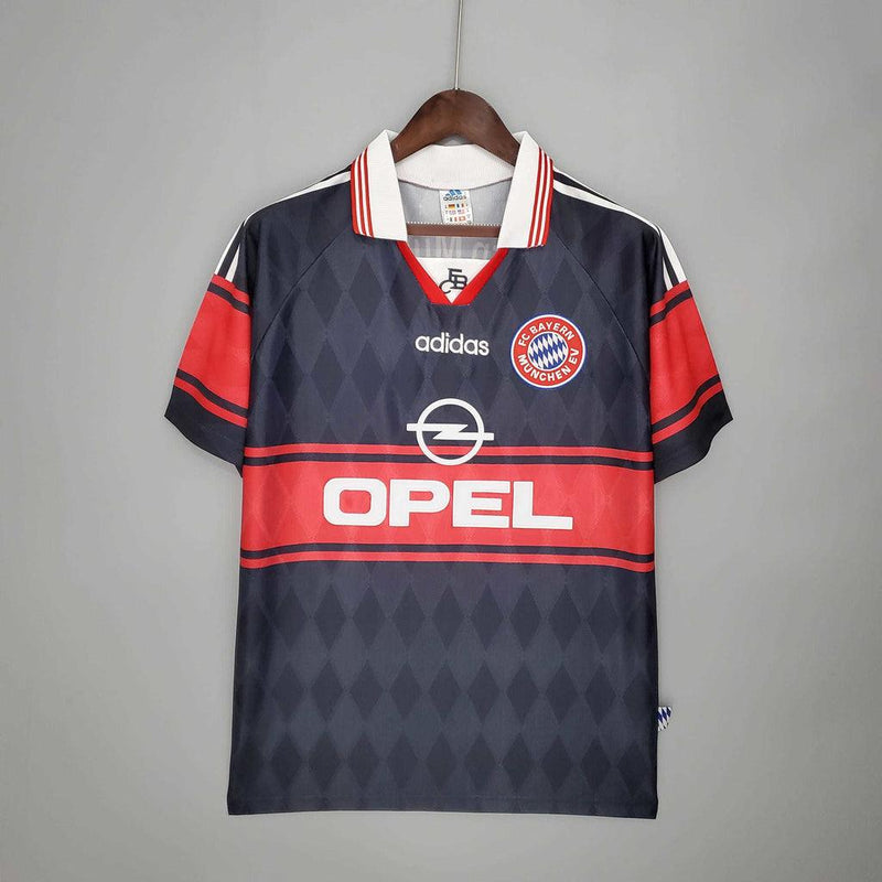 Camiseta Bayern de Múnich Retro 1997/1999 - Negro/Rojo