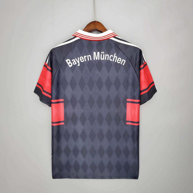 Camiseta Bayern de Múnich Retro 1997/1999 - Negro/Rojo