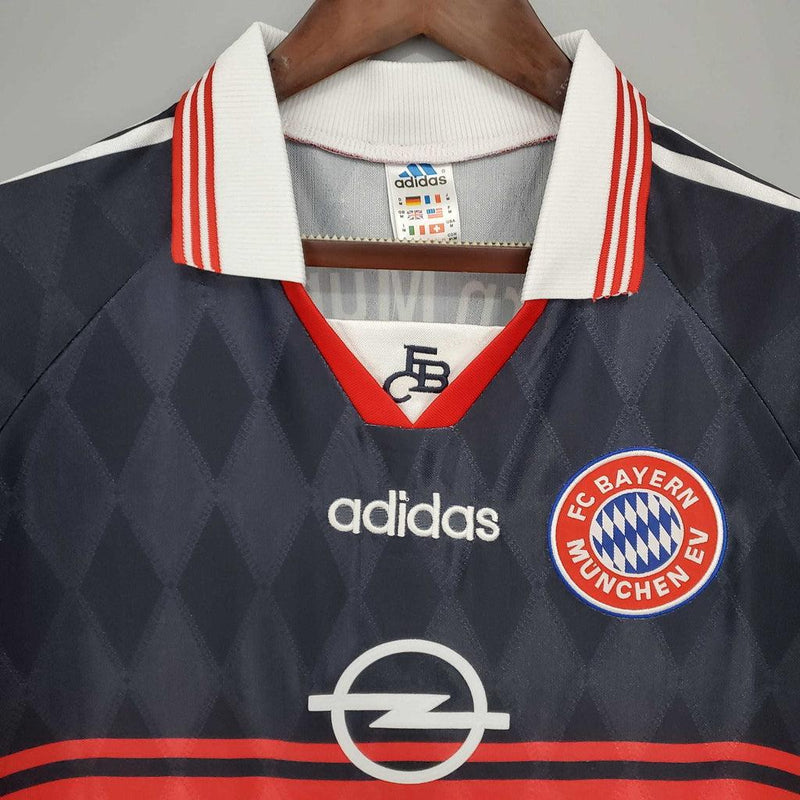 Camiseta Bayern de Múnich Retro 1997/1999 - Negro/Rojo