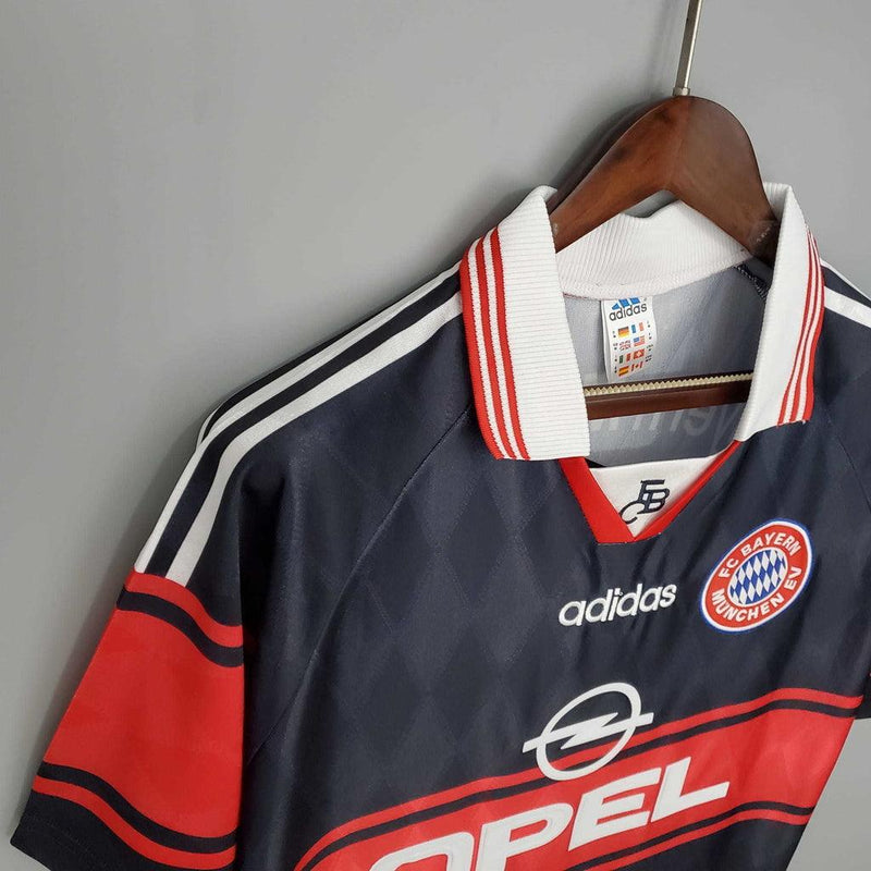 Camiseta Bayern de Múnich Retro 1997/1999 - Negro/Rojo