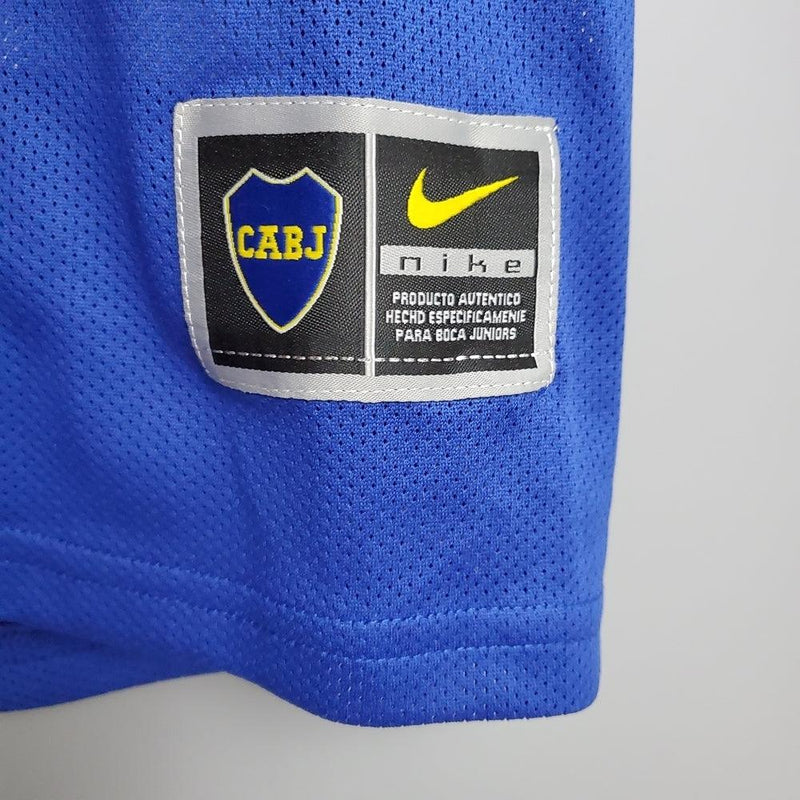 Camiseta Boca Juniors Retro 2003/2004 - Azul/Amarillo