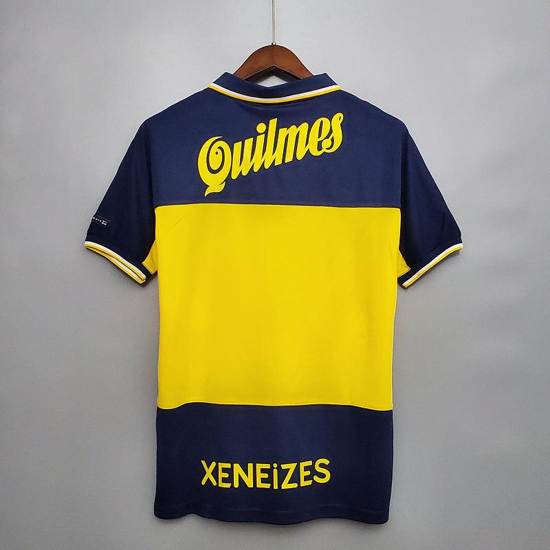 Camiseta Boca Juniors Retro 1999 - Azul/Amarillo