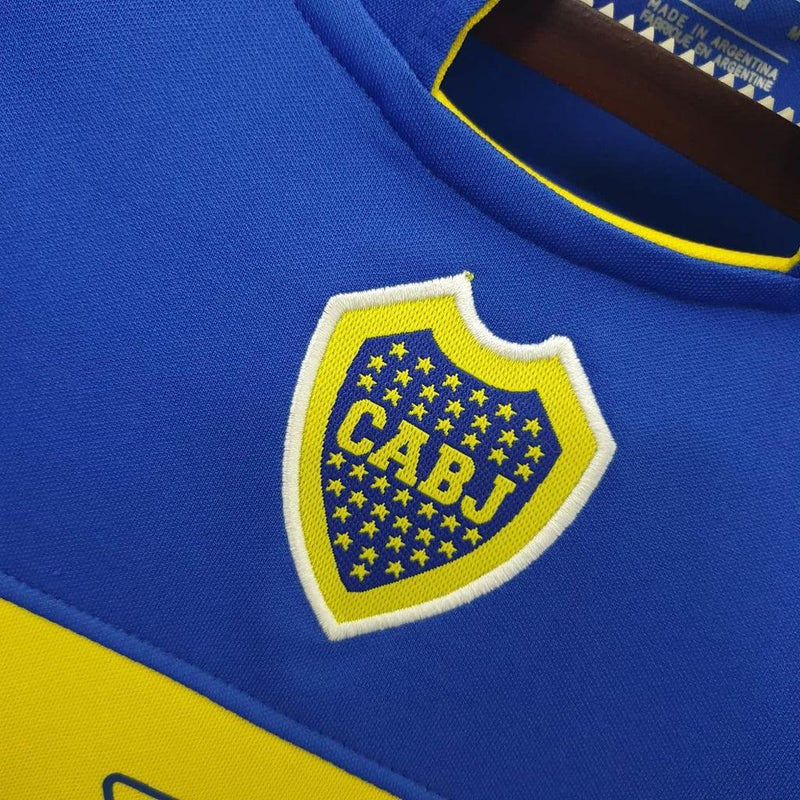 Camiseta Boca Juniors Retro 2005 - Azul/Amarillo