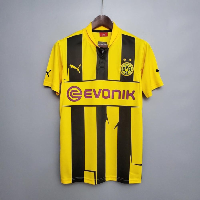 Camiseta Borussia Dortmund Retro 12/13 - Amarillo/Negro