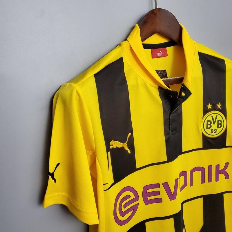 Camiseta Borussia Dortmund Retro 12/13 - Amarillo/Negro