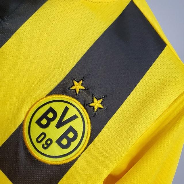 Camiseta Borussia Dortmund Retro 12/13 - Amarillo/Negro