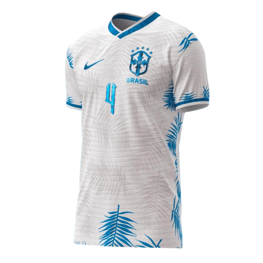 Camiseta Brasil 2022 Blanco - Jugador