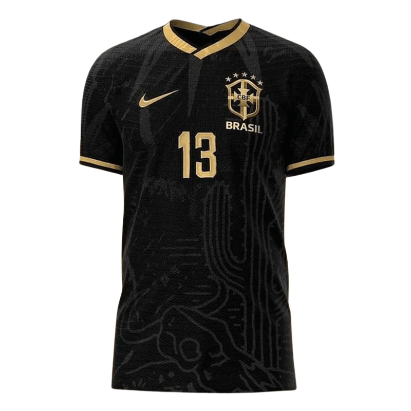 Camiseta Brasil 2022 Negro - Jugador