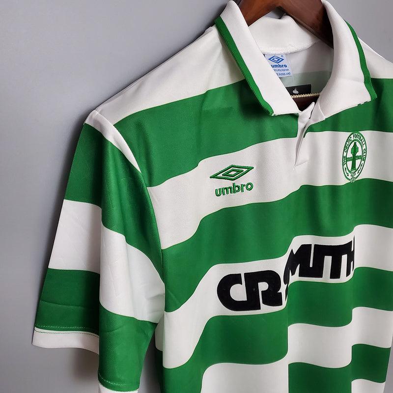 Camiseta Celtic Retro 1987/1989 - Verde/Blanco