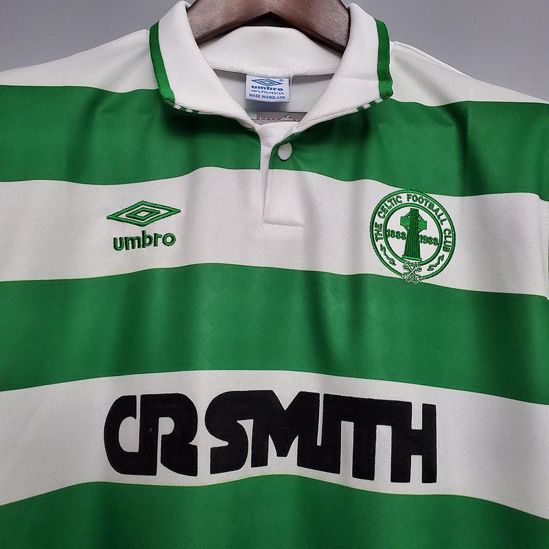 Camiseta Celtic Retro 1987/1989 - Verde/Blanco