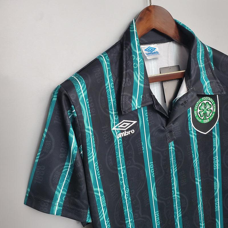 Camiseta Celtic Retro 1992/1993 - Negro/Verde