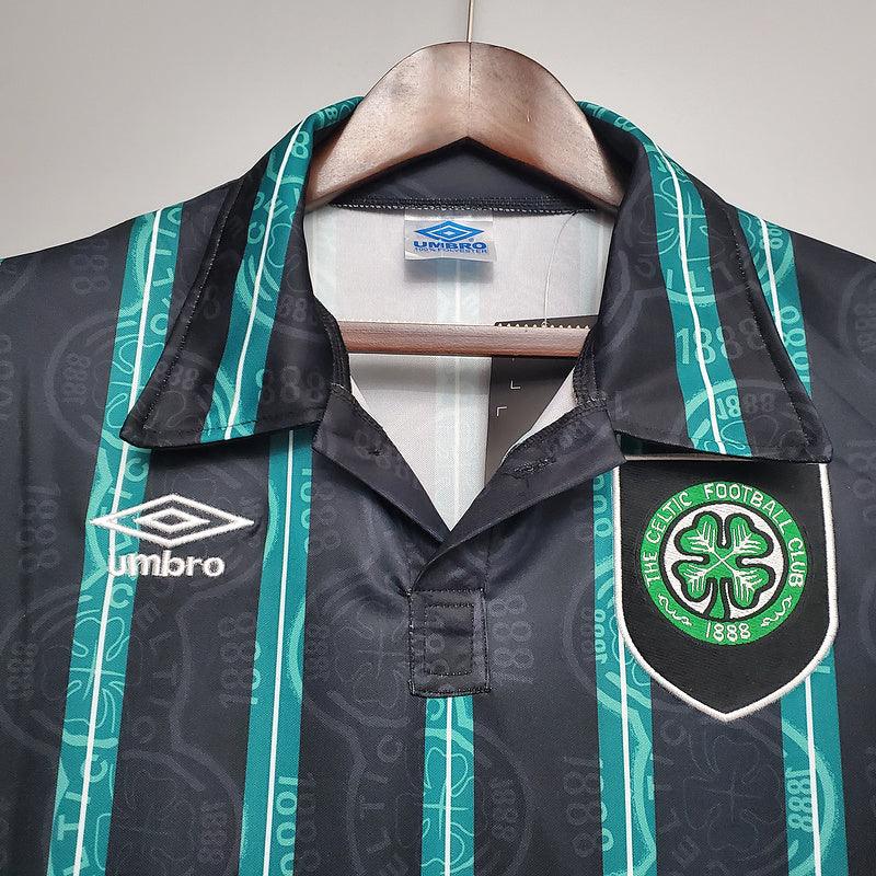 Camiseta Celtic Retro 1992/1993 - Negro/Verde