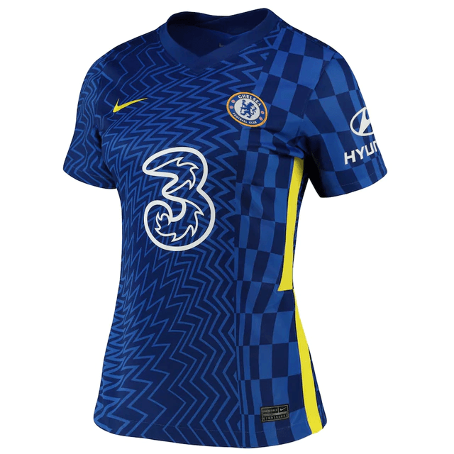 Camiseta Chelsea Home 21/22 S/N - Hincha Femenina - Azul