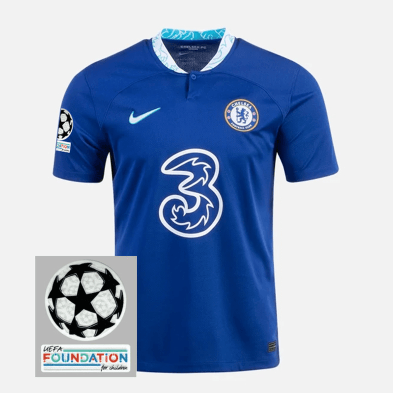 Camiseta Chelsea  [Patch Champions League] 22/23 - Azul