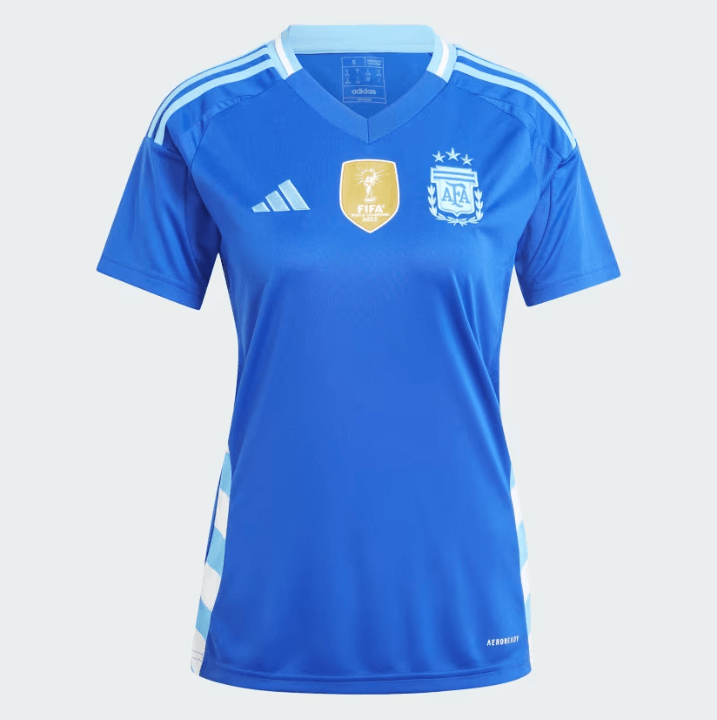 Camiseta Femenina Argentina Away 24/25 - Con Patch de Campeón Mundial