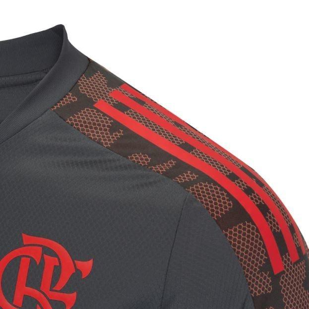 Camisa de Entrenamiento Flamengo 21/22 Adidas - Gris