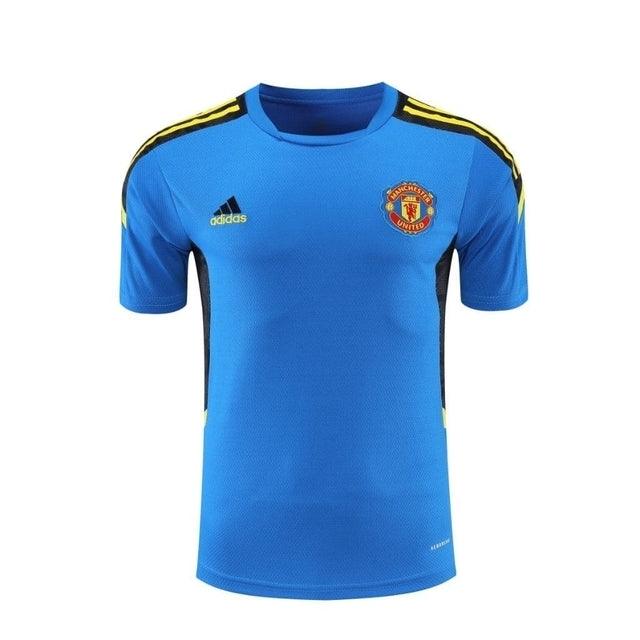 Camisa de Entrenamiento Manchester United 21/22 Adidas - Azul