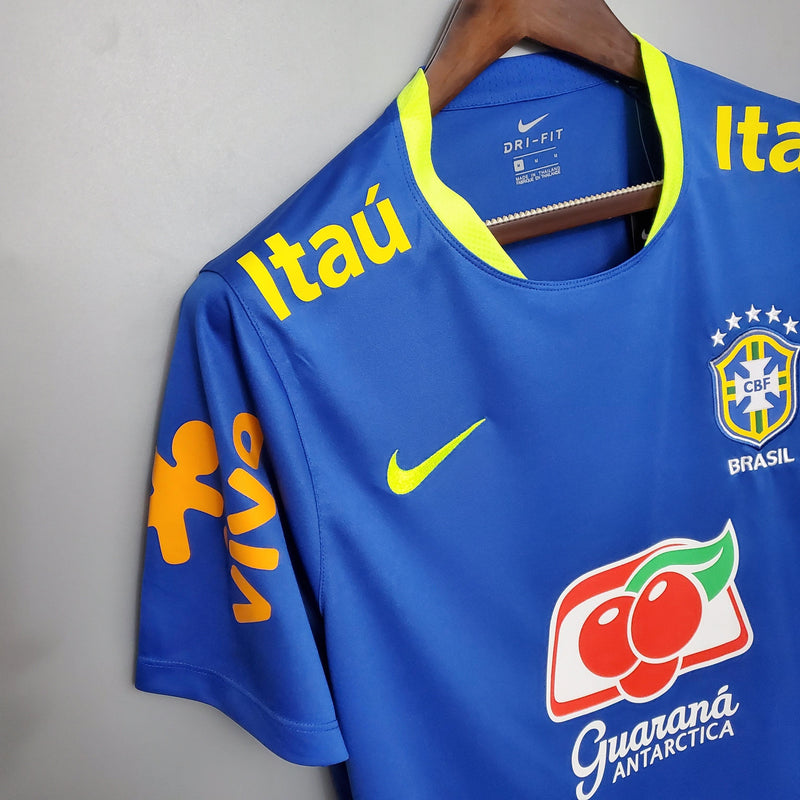 Camisa de Entrenamiento Seleccion Brasil Nike - Azul Oscuro