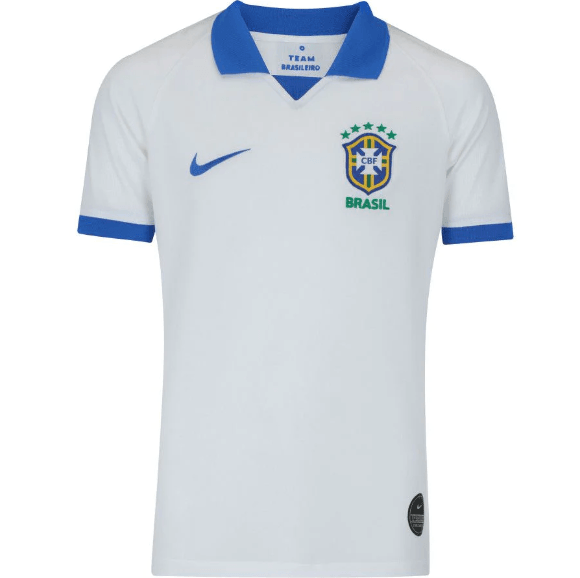 Camiseta Brasil Segunda Equipacion 19/20 - Blanco