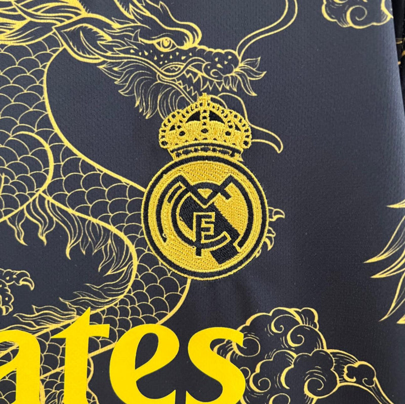 Camiseta Real Madrid 23/24 Edición Especial - Negro/Dorado