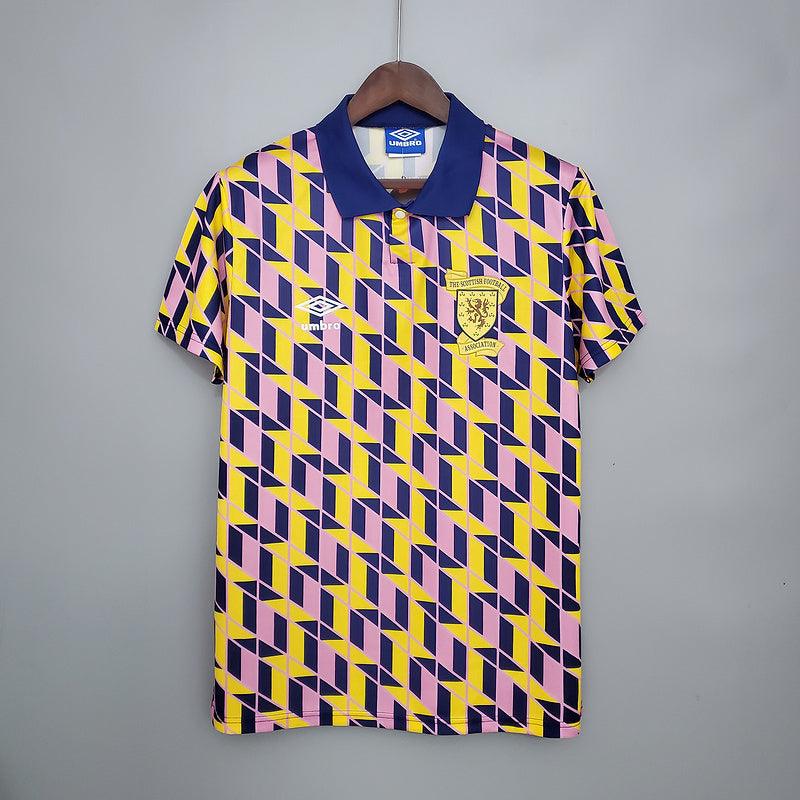 Camiseta Selección Escocia Retro 1988/1989 - Amarillo