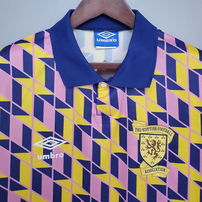 Camiseta Selección Escocia Retro 1988/1989 - Amarillo