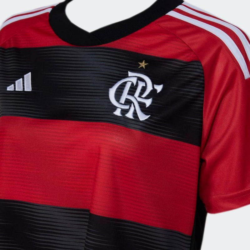 Camisa Femenina Flamengo 23/24 Adidas - Rubro Negro