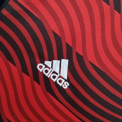 Camisa Femenina Flamengo I 22/23 Adidas - Rubro Negro