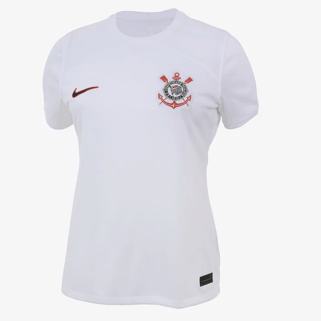 Camiseta Femenina Corinthians Away 23/24 - Blanco