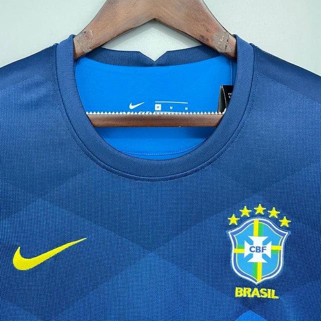 Camisa Femenina Seleccion Brasil II 21/22 Nike - Azul