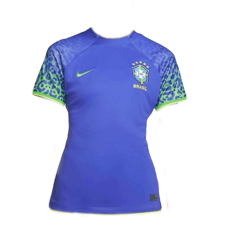 Camisa Femenina Seleccion Brasil II 22/23 Nike - Azul