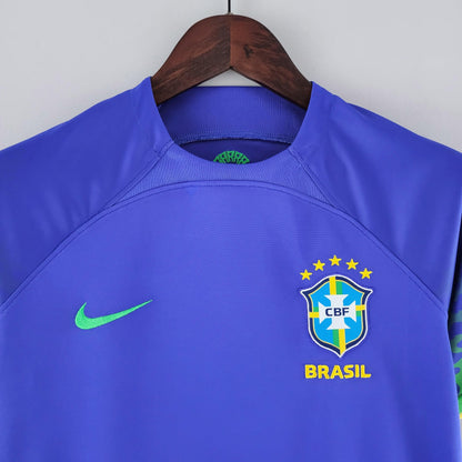 Camisa Femenina Seleccion Brasil II 22/23 Nike - Azul