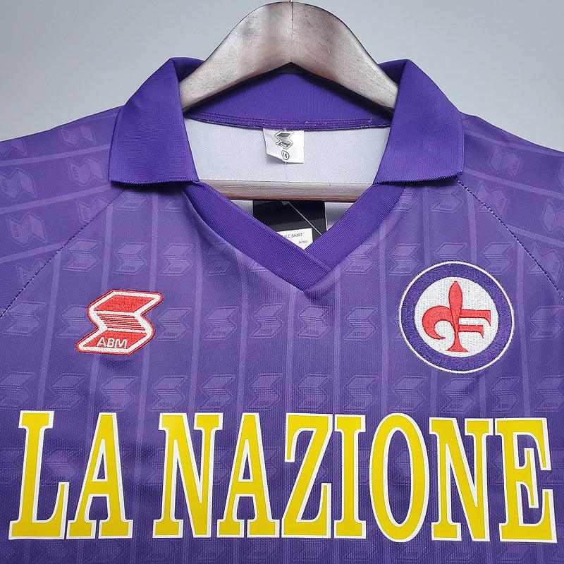 Camiseta Fiorentina Retro 1989/1990 - Morado