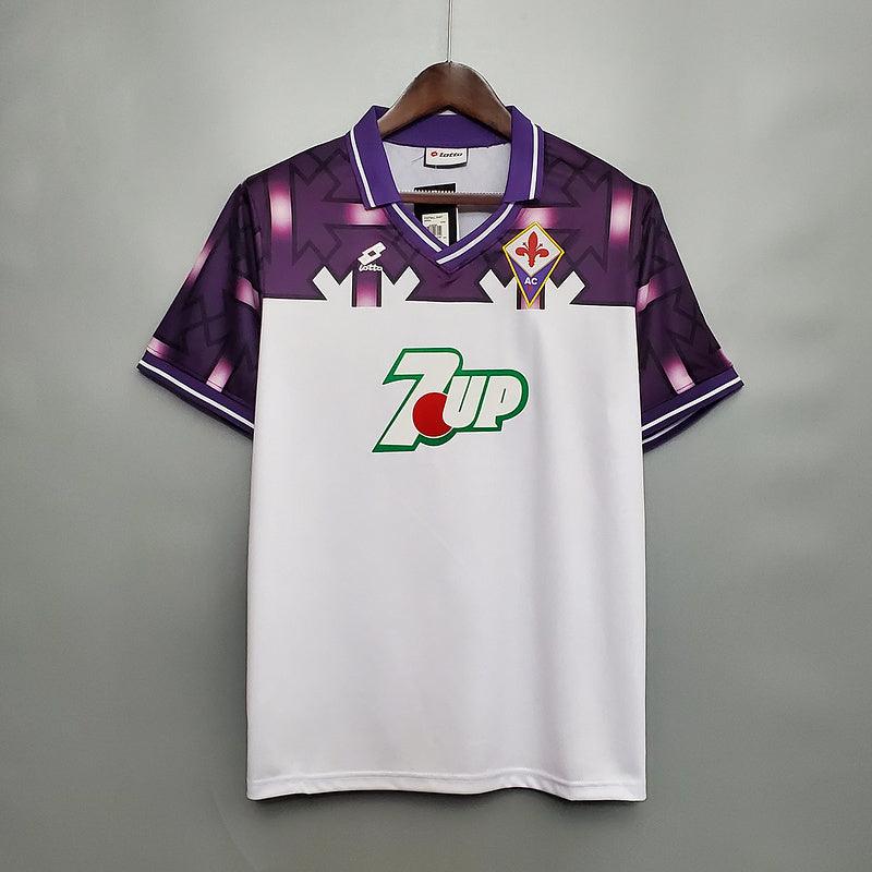 Camiseta Fiorentina Retro 1992/1993 - Blanco/Morado