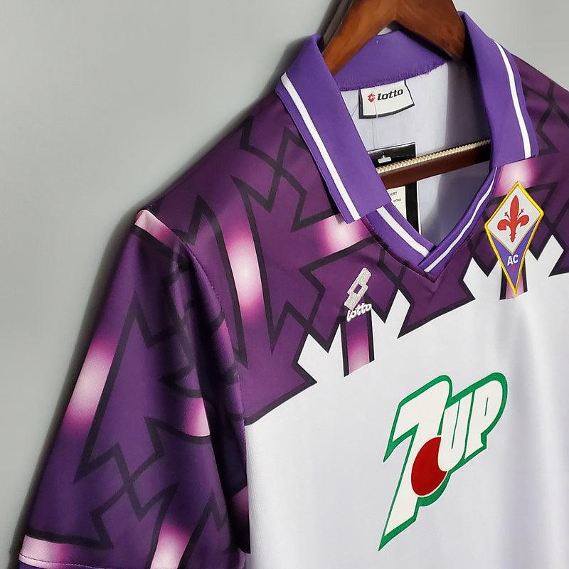 Camiseta Fiorentina Retro 1992/1993 - Blanco/Morado