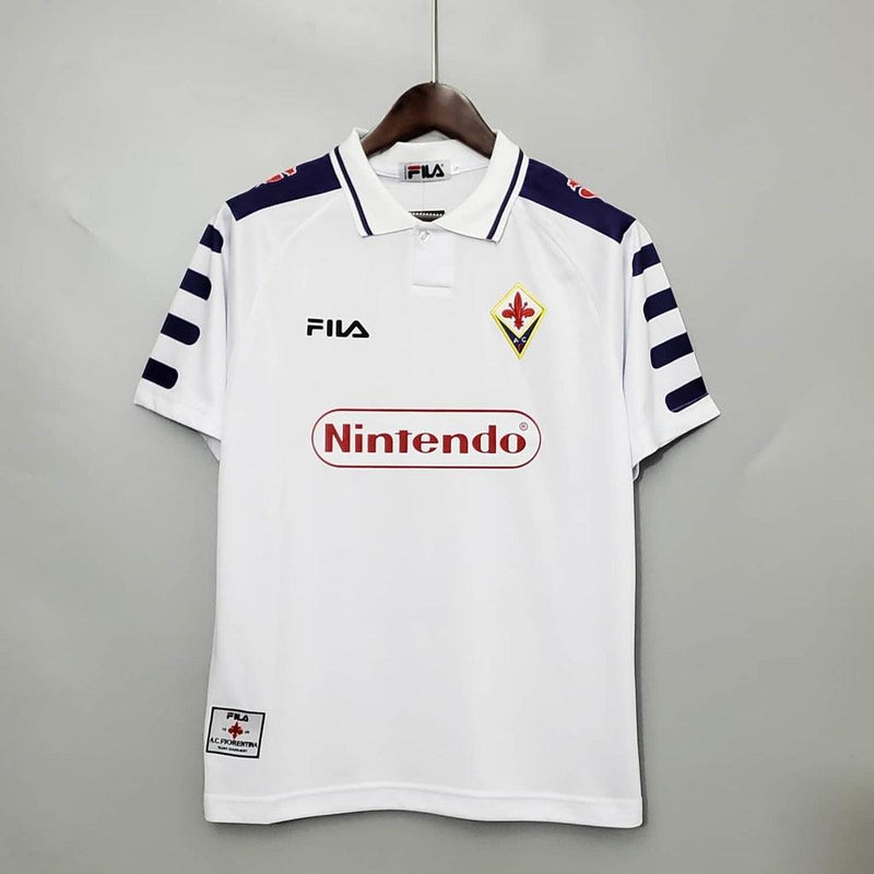 Camiseta Fiorentina Retro 1998 - Blanco