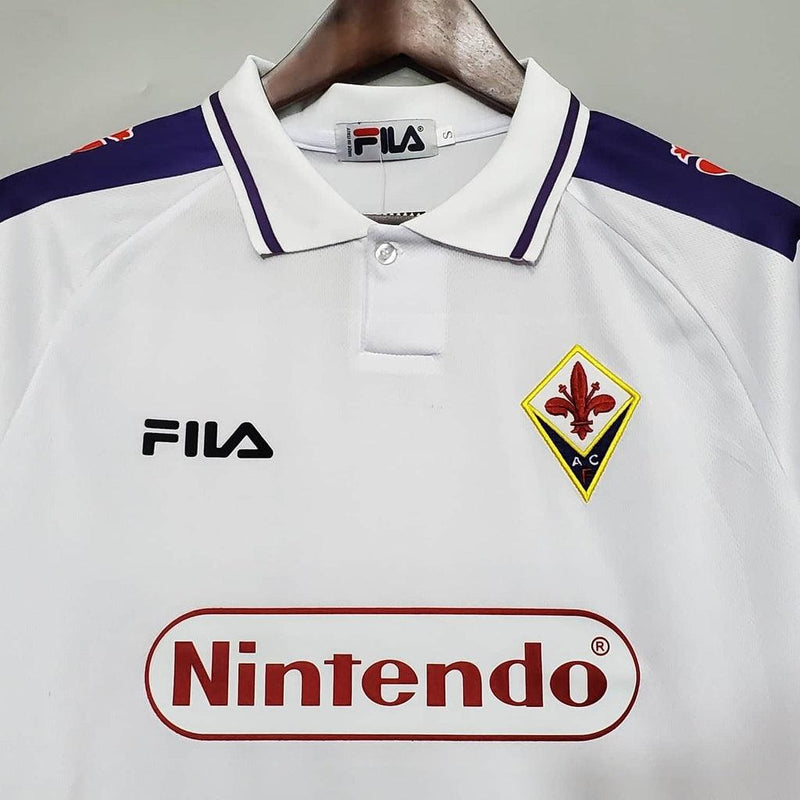 Camiseta Fiorentina Retro 1998 - Blanco