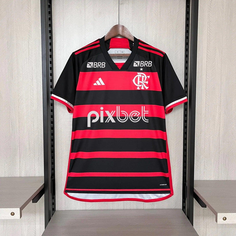 Camiseta Flamengo 24/25 - Rojo/Negro - Hombre